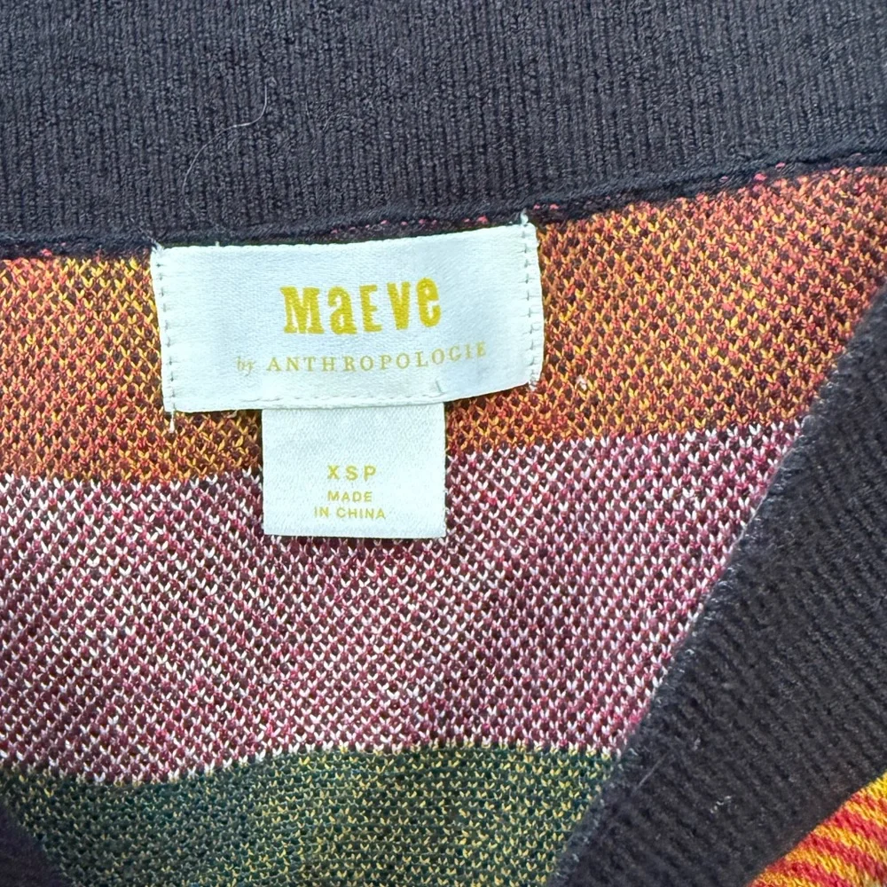 Maeve for Anthropologie Multicolor Geometric Knit Top + Skirt Sweater Set - Picture 6 of 6